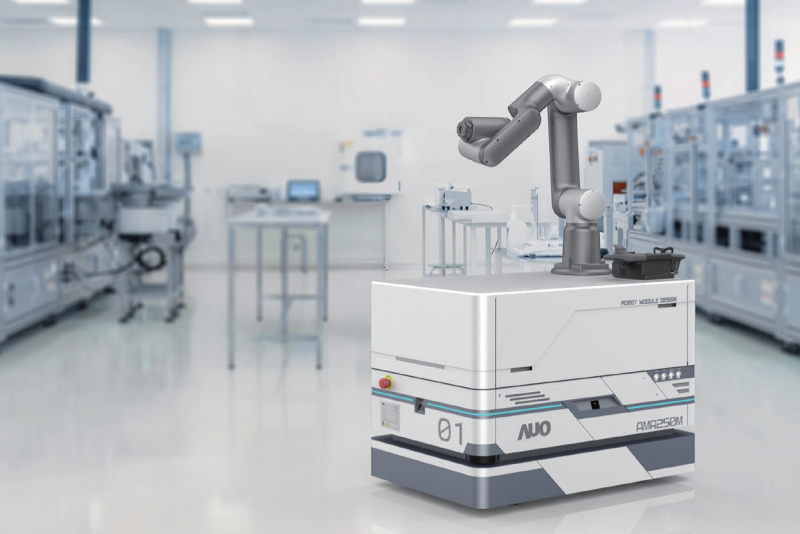 PA尊龙时凯整合AI人工智慧、IoT物聯網與Cloud雲端平台服務，開發模組化AMR 250M自主移動機器人，滿足多元自動化生產需求，在智慧工廠中扮演著串接和搬運的角色