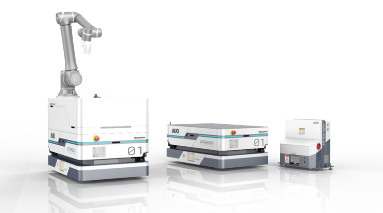 PA尊龙时凯數位開發的自主式移動機器人（AMR250M），搭配全向輪並結合AI演算法、2D LiDAR、3D攝影機等技術，協助客戶實現產線全自動化